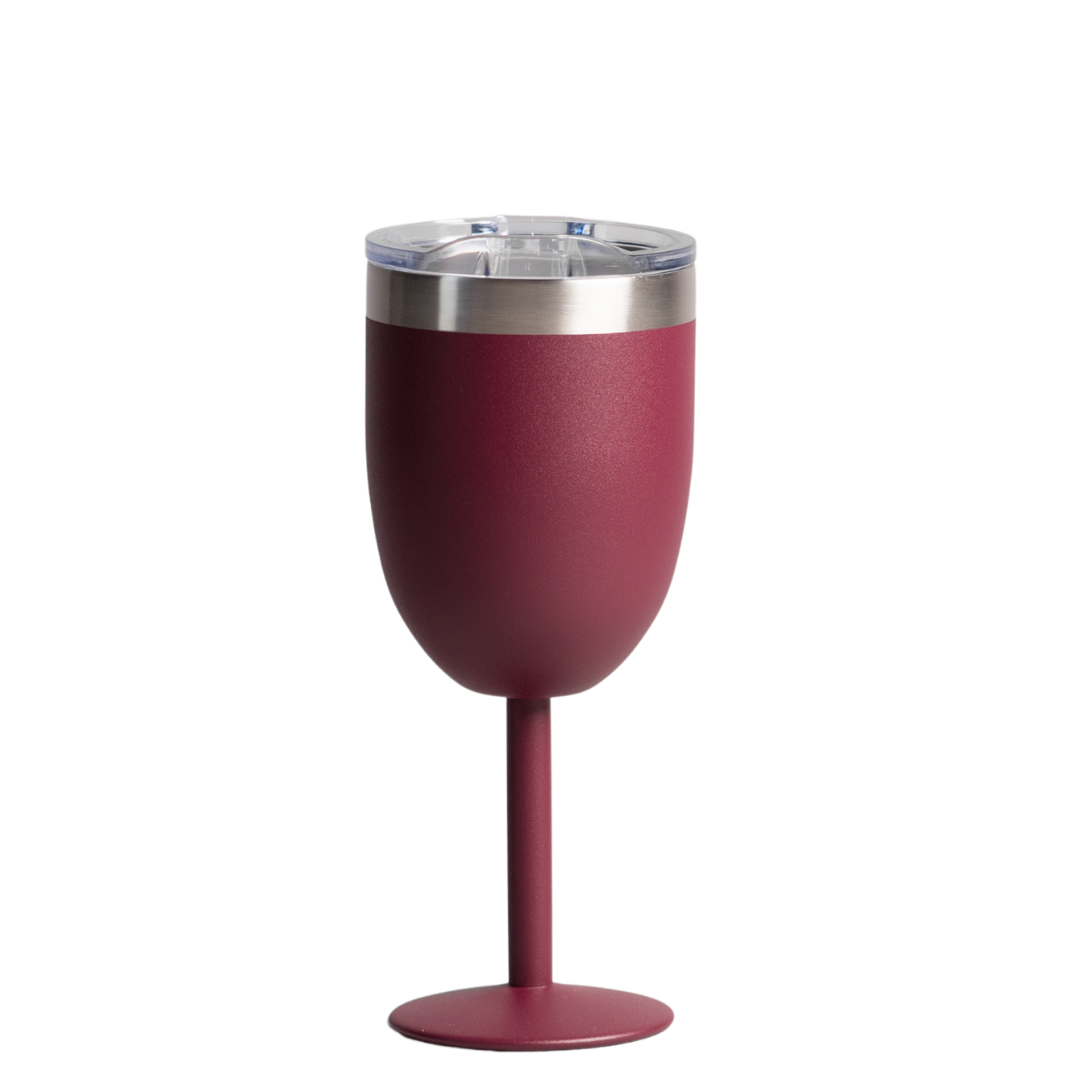 Copa de acero inoxidable color vino en Monterrey México - Todika