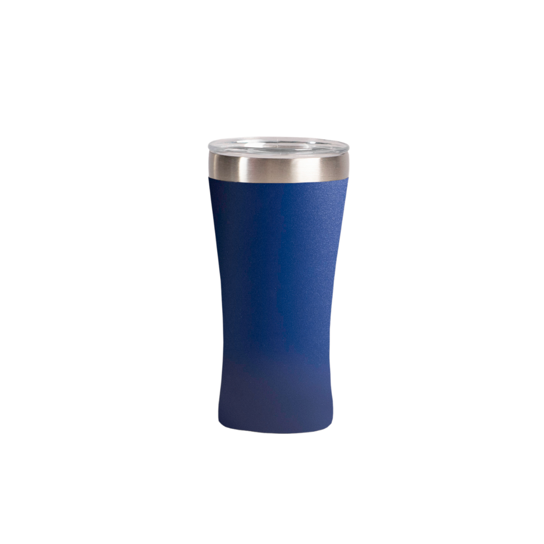 Vaso tequilero de acero inoxidable personalizable en Monterrey Mexico - color azul - Todika premium drinkware