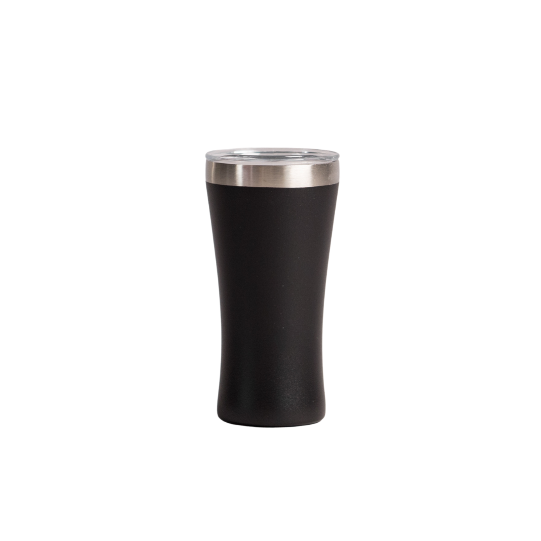 Vaso tequilero de acero inoxidable personalizable en Monterrey Mexico - color negro - Todika premium drinkware