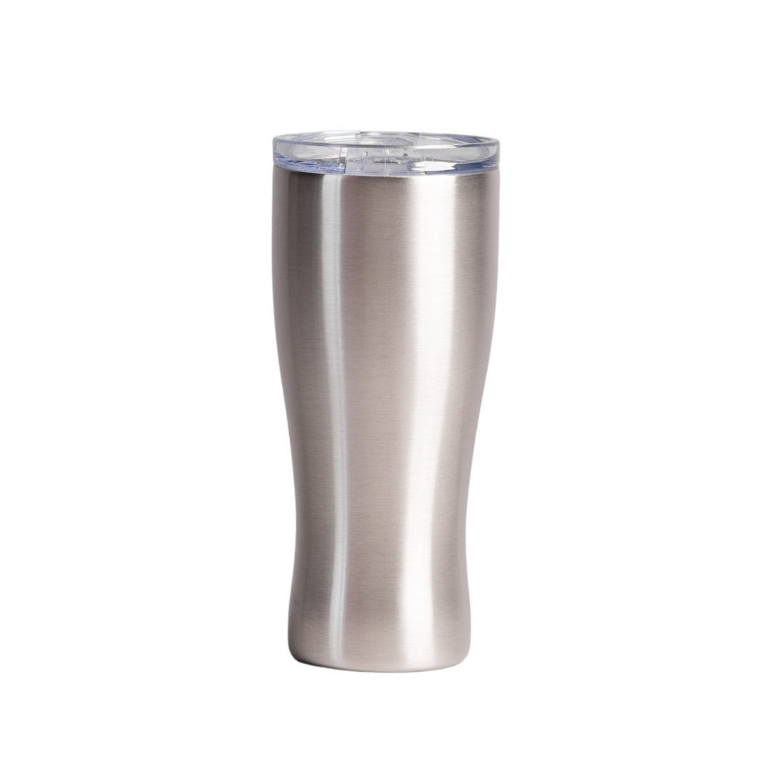 Yarda de Acero inoxidable 16oz color gris metálico - Todika premium drinkware en Monterrey México