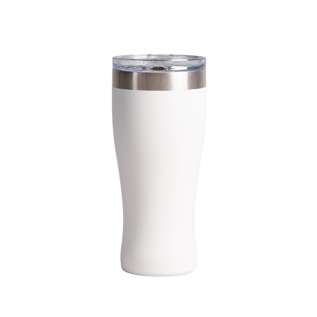 Yarda de Acero inoxidable 16oz color blanco - Todika premium drinkware en Monterrey México