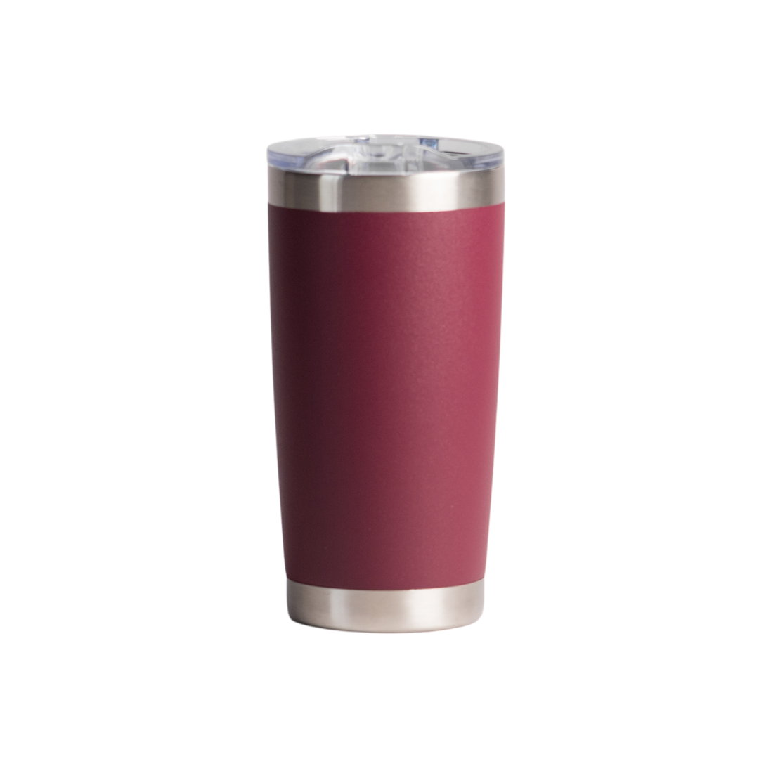 Vaso de acero inoxidable de 20 oz color vino - Todka premium drinkware en Monterrey, México