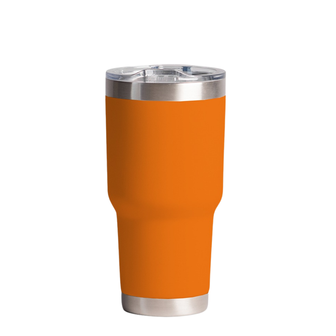 Termo Acero Inoxidable 20oz Naranja