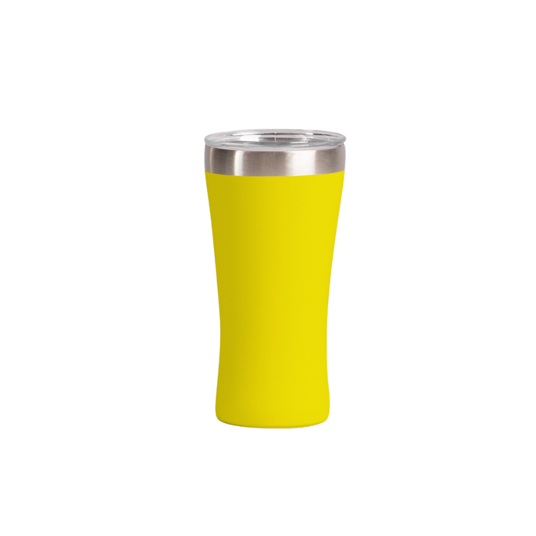 Vaso tequilero de acero inoxidable personalizable  en Monterrey Mexico - color amarillo  - Todika premium drinkware