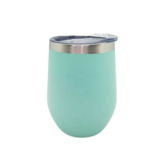 Vaso de vino color menta de acero inoxidable - Todika premium dinkware en Monterrey México marca EverestFort